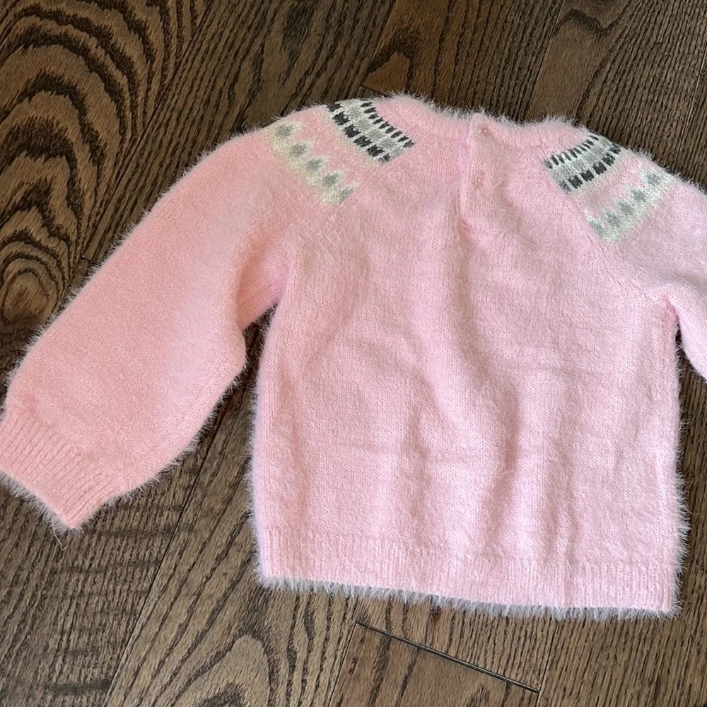 Mayoral pink sweater 2T luxury designer European boutique rare sale pale pink - Picture 5 of 8